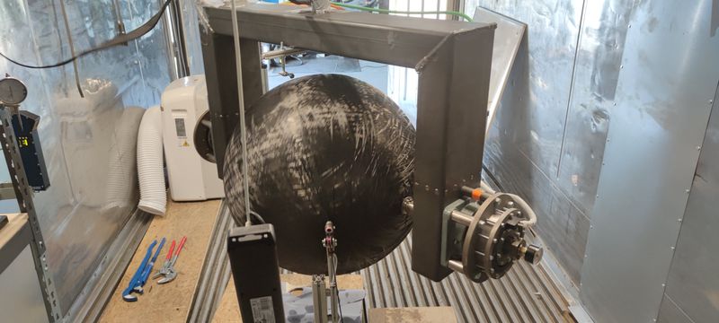 Kugel-Faser-Wickelmaschine